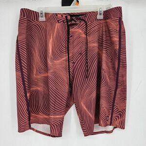 Outerknown Board‎ Shorts Mens 36 Fishing Swim Trunks Flat Front Surf Drawstring